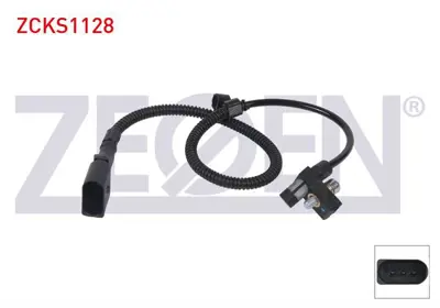 ZEGEN ZCKS1128 Krank Devır Sensoru Kablolu 510 Mm Volkswagen Polo 1.4 1999-2001 / Seat Arosa 1.0 Auc All Ald Anv 