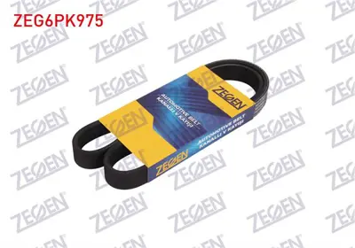 ZEGEN ZEG6PK975 Kanallı V Kayısı 6pk975 Cıtroen Berlıngo/ C2/ C3/ C4/C5/ Peugeot 207/ 307/ Ford Fıesta Vı/ Focus Iı/ 