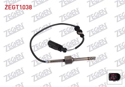 ZEGEN ZEGT1038 Egzoz Sıcaklık Sensoru (Egt) Audı A3 1.6 Fsı 2003-2007 / Volkswagen Golf V 1.6 Fsı 2003-2008 / Toura 