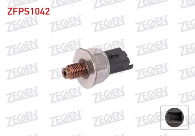 ZEGEN ZFPS1042 Yakıt Basınc Sensoru Peugeot 207 1.6 Hdı 2009-2012 / Peugeot 308 Iı 1.6 Hdı 2013-2021 