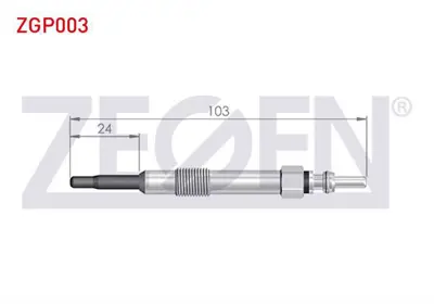 ZEGEN ZGP003 Kızdırma Bujı 11v Alfa Romeo 145 (930) 1.9jtd 1994-2001 / Alfa Romeo 147 (937) 1.9jtd 2001-2010 / Fı 