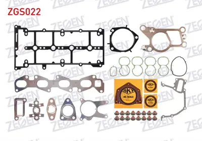 ZEGEN ZGS022 Motor Takım Conta Keçelı (Skc Yok) Fıat Lınea - Doblo - Egea 1.6 Mtj Skt Keçelı 