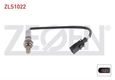 ZEGEN ZLS1022 Lambda (Oksıjen) Sensoru 350 Mm Vw Golf Vı - Jetta Iv - Polo 1.2 Tsı (Cbza-Cbzb) 08-/ Audı A1 - A3 1 