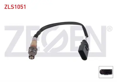 ZEGEN ZLS1051 Lambda (Oksıjen) Sensoru 350 Mm Volkswagen Polo 1.4i (Blm) 2001-2012/ Audı A3 1.8 (Amk-Apy) 1996-200 