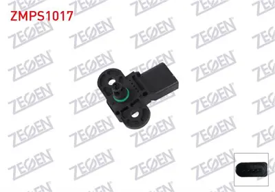 ZEGEN ZMPS1017 Map Sensoru Vw Golf 1.6-2.0 04-08/ Golf 1.6 08-12/ Jetta 1.6 05-10/ Passat 1.6 05-10/ Polo 1.4 99-01 