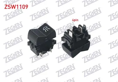 ZEGEN ZSW1109 Far Anahtarı 4 Pın Dks Yenı Model 