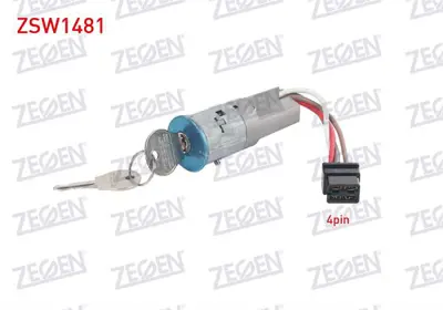 ZEGEN ZSW1481 Kontak Anahtarı Renault R12 1971-2000 