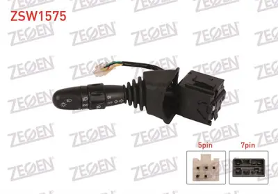 ZEGEN ZSW1575 Far Sınyal Kumanda Kolu 7+5 Pın Chevrolet Lacettı 2006-2012 