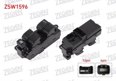 ZEGEN ZSW1596 Cam Acma Anahtar Grup 16 Pın Mazda 6 2002-2007 