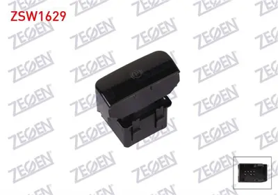 ZEGEN ZSW1629 El Fren Anahtarı 7 Pın  Peugeot 3008 2016- / 5008 2009-2017 / Cıtroen C4 Pıcasso 2013- / Ds4 2011-20 