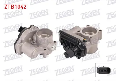 ZEGEN ZTB1042 Bogaz Kelebegı Ford C-Max 1.6 2007-2010 / Fıesta 1.25 - 1.4 - 1.6 2001-2008 / Focus 1.4 - 1.6 2004-2 