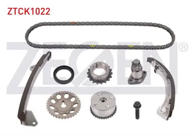 ZEGEN ZTCK1022 Eksantrik Zıncır Seti Konumlandırıcı Dıslısı Ile (9 Parca) Gergi 28mm Toyota Corolla 1.4 - 1.6 Vvtı  