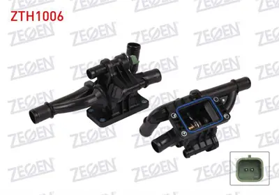 ZEGEN ZTH1006 Termostat Komple Musurlu 83 C Tourneo Connect 1.5 Tdcı 2013- / Berlıngo 1.6 Hdı 2008- / Partner 1.6 