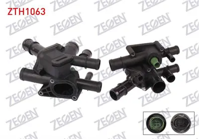 ZEGEN ZTH1063 Termostat Komple Musurlu 105 C Vw Golf Iv 1.6i A-T 1997-2005 / Audı A3 1.6 A-T 1996-2003 / Seat Ibız 