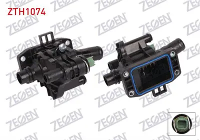 ZEGEN ZTH1074 Termostat Komple Musurlu 83 C Berlıngo 1.6 Hdı 2003-2008 / C4 1.6 Hdı 2004-2009 / Jumpy Iı 1.6 Hdı 2 