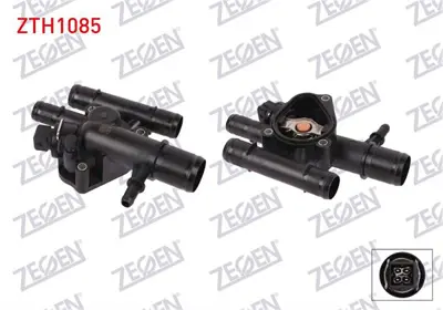 ZEGEN ZTH1085 Termostat Komple Musurlu 83 C Opel Vıvaro 1.9 Dı 2002- / Renault Trafıc Iı 1.9 Dcı 2001-2014 