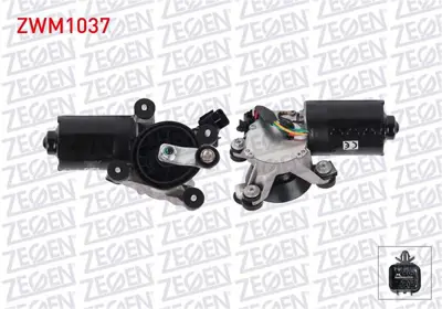 ZEGEN ZWM1037 Silecek Motoru On 12v Hyundaı Accent Mılenıum 2000-2006 