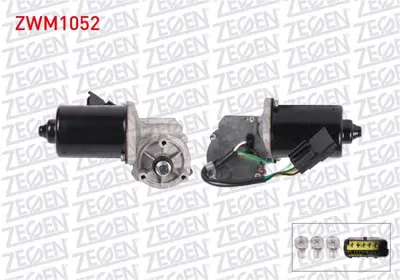 ZEGEN ZWM1052 Silecek Motoru On Renault Clıo Iı  1998-2005 