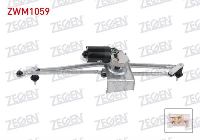 ZEGEN ZWM1059 Silecek Motoru On Mekanızmalı Volkswagen Lt35 1996-2006 / Mercedes Sprınter 2000-2006 