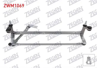 ZEGEN ZWM1069 Silecek Mekanızması On Volkswagen Golf V 2003-2008 / Golf Vı 2008-2016 