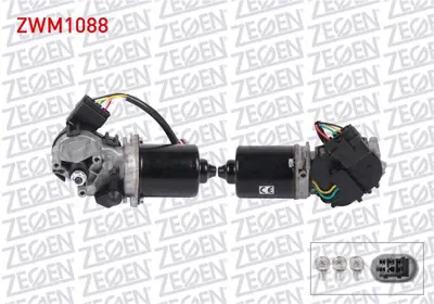 ZEGEN ZWM1088 Silecek Motoru On Renault  Megane I 1996-2003 