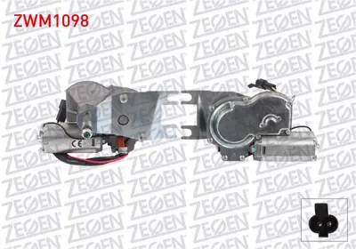 ZEGEN ZWM1098 Silecek Motoru Arka Opel Astra F Sw 1991-1998 