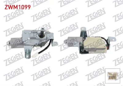 ZEGEN ZWM1099 Silecek Motoru Arka Cıft Kapı Fıat Doblo 2001-2010 