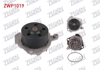 ZEGEN ZWP1019 Devirdaim Alfa Romeo 156 2.0 Ts 1997-2005 / 156 2.0 Jts 1997-2005 / 147 2.0 Ts 2001-2010 / 145 2.0 1 