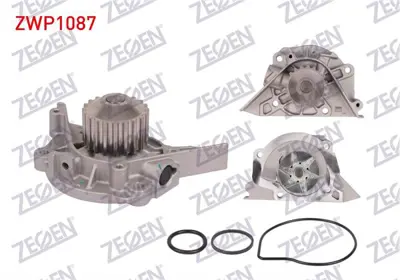 ZEGEN ZWP1087 Devirdaim Peugeot 407 (6d) 2.0i (Ew10j4-Ew10a) 2004-2011 / 406 (8b) 2.2 (Ew12j4) 1995-2004/ 206 (2a/ 