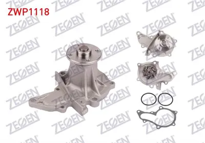 ZEGEN ZWP1118 Devirdaim Toyota Corolla 1.6 Karburatorlu 1987-1993 / Carına 1.6i 1987-1992 / Corolla 1.6i 1987-1993 