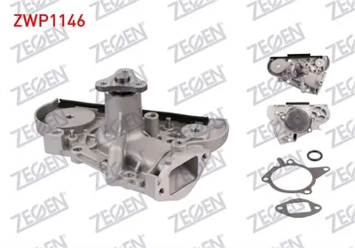 ZEGEN ZWP1146 Devirdaim Mazda 323 Iv (Bg) 1.8i 16v (Bpf1) 1989-1994 / Shuma I (Fb) 1.8i 16v (18ted)1997-2001/ Shum 