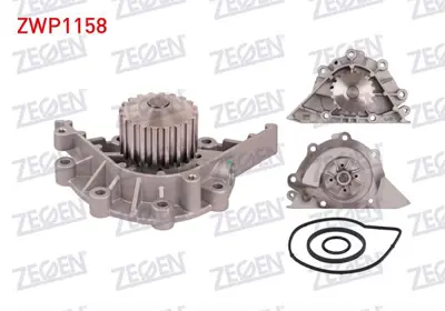 ZEGEN ZWP1158 Devirdaim Peugeot 406 1.8 1995-2004/ C4 2.0 2004-2009/ C5 Iı 2.0 2004-2008/ 407 2.0i 2004-2011/ 307  