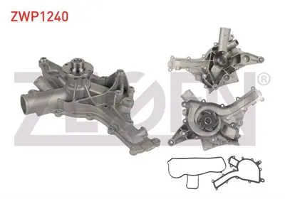 ZEGEN ZWP1240 Devirdaim Mercedes (W203) C 240 - C 320 00-06/ Clk (C208) 240 - 320 97-09/ (W210) E 240 - E 280 - E  