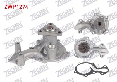 ZEGEN ZWP1274 Devirdaim Ford Focus Iıı 1.0 Ecoboost 2011-2015/ Fıesta Vı - Vıı 1.0 Ecoboost - 1.0 2012-/ Ecosport  