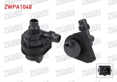 ZEGEN ZWPA1048 Yardımcı Su Pompası Bmw X5 (E70) 2007-2012 / X5 (F15) 2012- / X6 (E71.E72) 2008-2014 / X6 (F16.F86) 