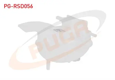 PUGA PG-RSD056 Radyator Yedek Su Deposu Dızel Metal Borulu Egea 