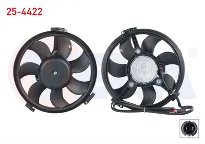 VEKA 25-4422 Fan Motoru Su Radyatoru Volkswagen Passat (3b2) 1.8 1996-2000 