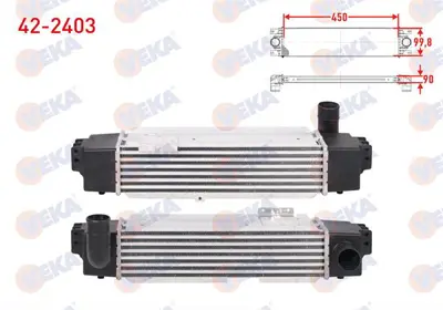 VEKA 42-2403 Turbo Radyatoru (Intercooler) Kıa Sorento I 2.5 Crdı 140 Hp 2002-2009 