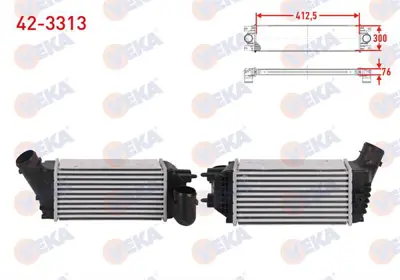 VEKA 42-3313 Turbo Radyatoru (Intercooler) Cıtroen C4 I 2.0 Hdı 136 Hp 2004-2011 