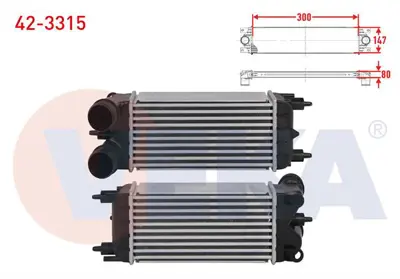 VEKA 42-3315 Turbo Radyatoru (Intercooler) Cıtroen C5 Iıı 1.6 Thp 150 150 Hp 2010- 