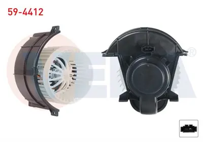 VEKA 59-4412 Kalorıfer Motoru On Vw Touareg 2002-2010/ Audı Q7 2006-2015/ Porsche Cayenne 2002-2010 