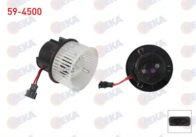 VEKA 59-4500 Kalorıfer Motoru Volvo S60 Iı 2010-2018 / S80 Iı 2006-2046 / V60 I 2010-2016 / V70 Iıı 2006-2016 / X 