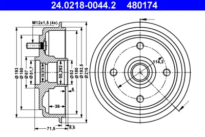 BSG 40-600-023 Porya Arka 5271025101 5271025000 5271025001 5271002500 5271002550 5271025100 5271025001S1 5271025000S1 5274537000 432624M400