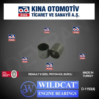 WILDCAT 1150 Piston Kol Burcu Takım 4031std Kango R19 1.9d 1.9 Td 