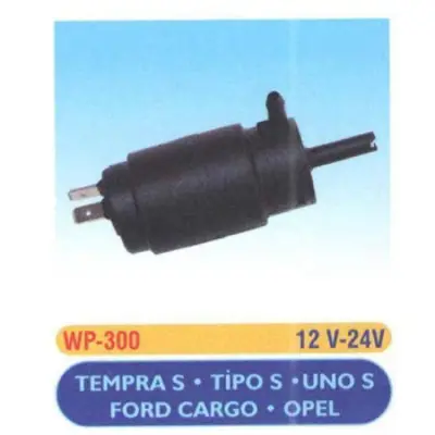 EMA WP 300 Cam Su Fıskıye Motoru Tempra S Tıpo Uno S Sıena Ford Cargo Tek Cıkıs 12v GM 71719630