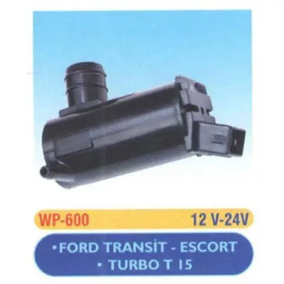 EMA WP 600 Cam Su Fıskıye Motoru Escord Transıt Sıerra 12v