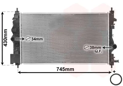 ORIS BOP514026 Motor Radyatoru Astra J 1,4 1,6ı Cruze 1,4 1,6ı 09> (680x398x26) 1300298 1300313 39074664 13336887 13393983 39074655 39074656 13267662 13312812 1300346