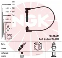 HELLUX HBK3254 Bujı Kablo Takımı Astra F (X 16 Xel) 1.6 16v - Vectra B 1.6 Ecotec 