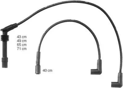 HELLUX HBK3259 Bujı Kablo Takımı Astra F 1.6 8v 