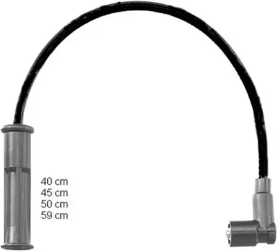 HELLUX HBK3330 Bujı Kablo Takımı Clıo - Twıngo 1.2 (D7f) 